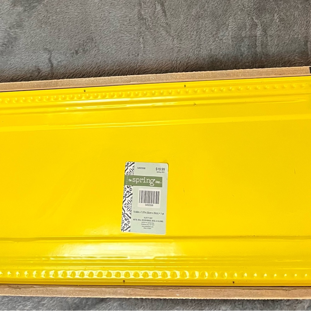 The Spring Shop Bright Yellow Decorative Sign - Picture 3 of 7